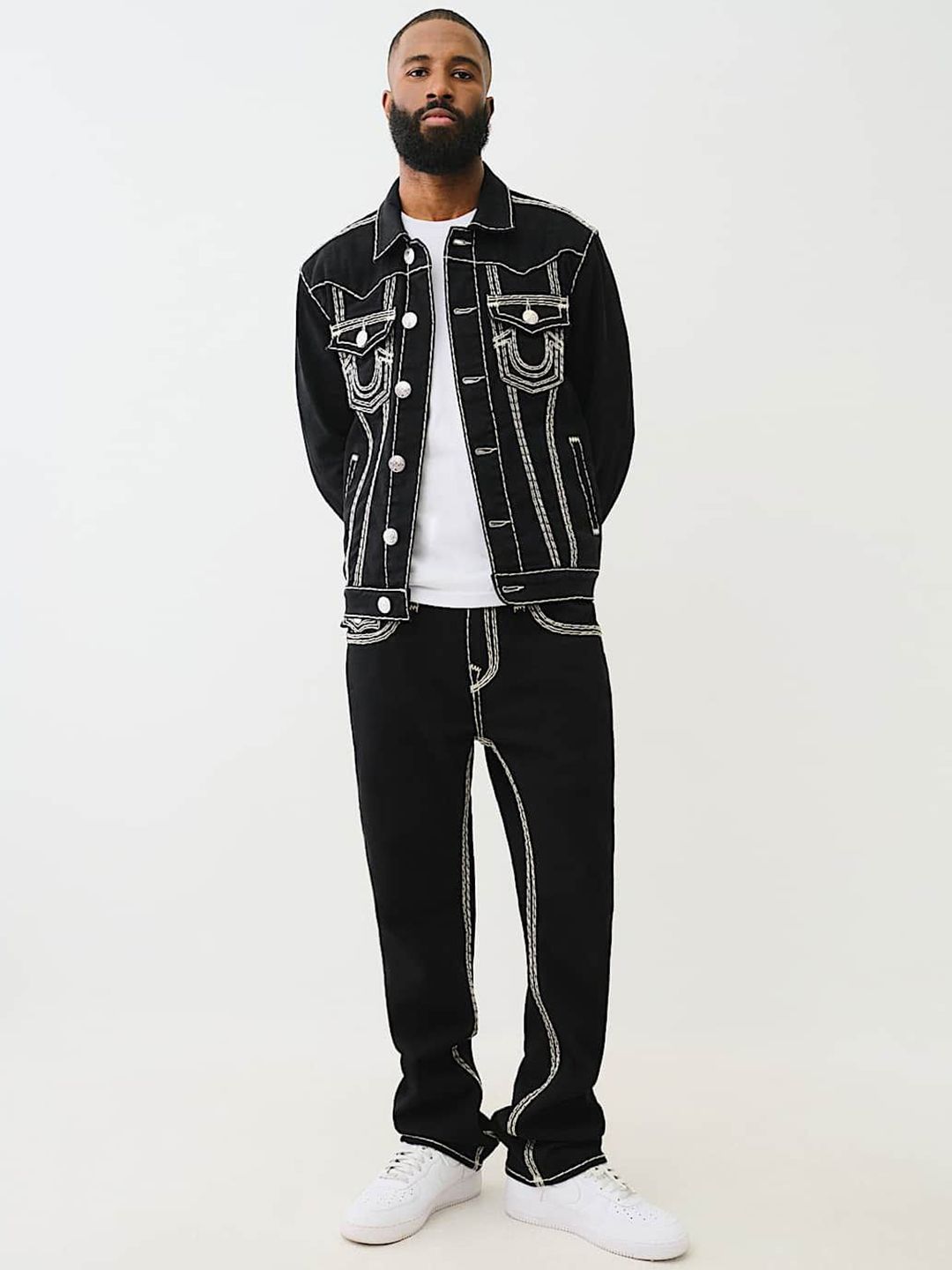 Super QT Ricky Straight Fit Mid Rise Solid Jeans