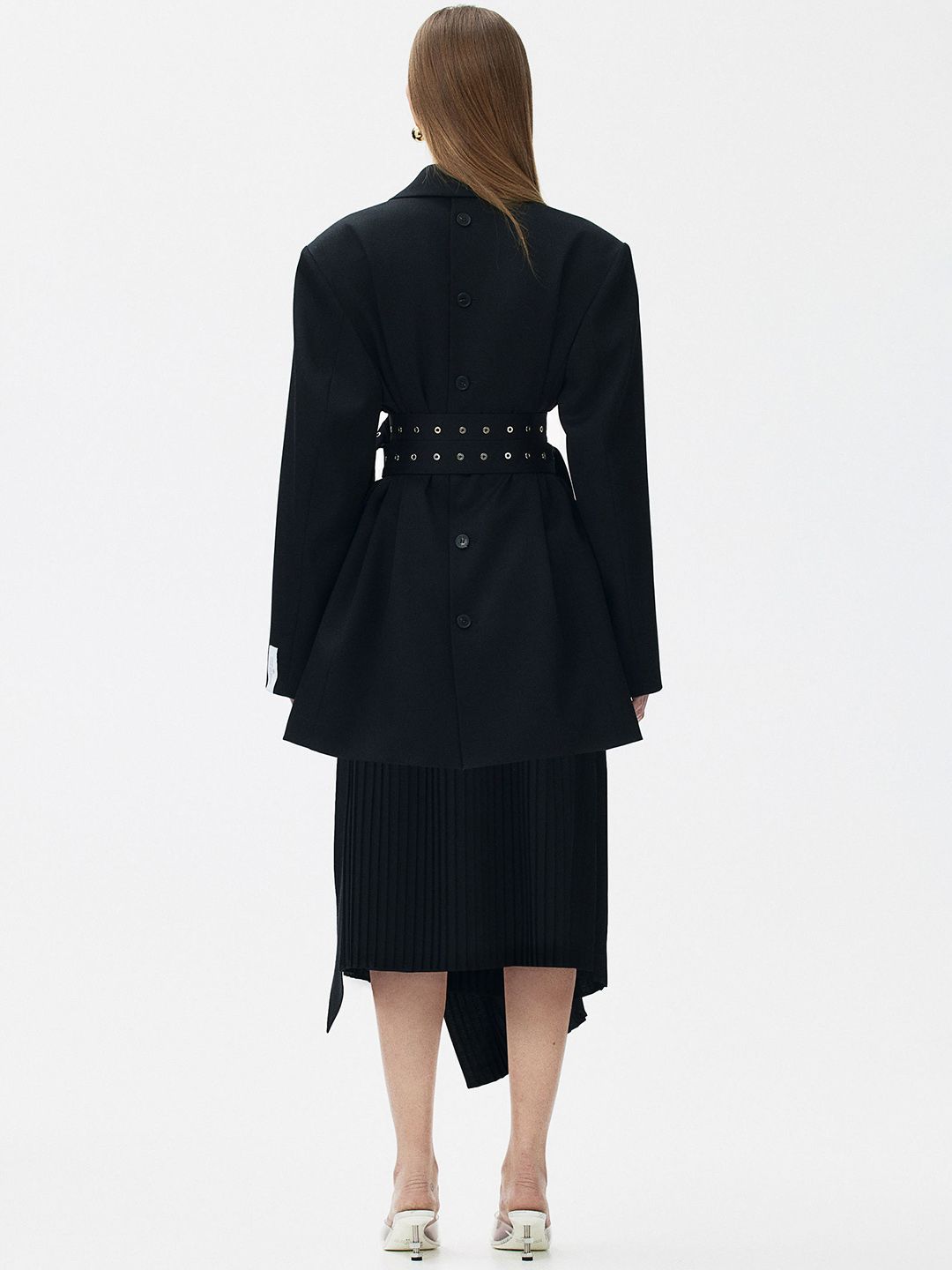 Belted Wool Blazer - Image 3