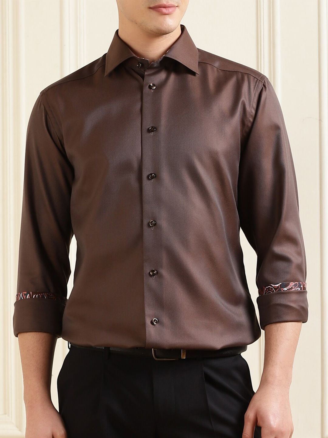 Eton Twill Cotton Formal Shirt