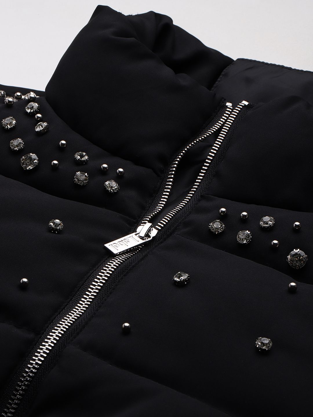 Women Studded Puffer Jacket - Image 2