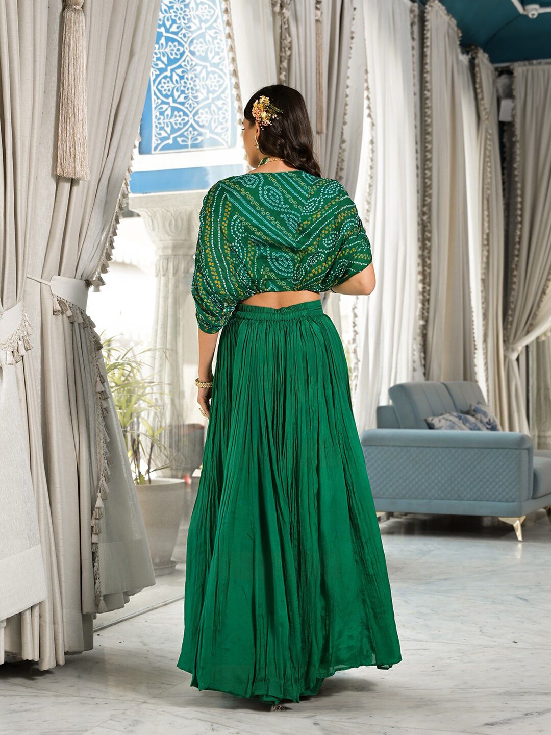 Divena Embroidered Zardozi Ready to Wear Lehenga & Blouse With Dupatta - Image 3