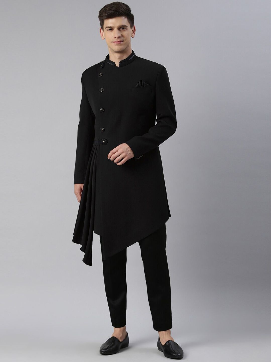 Drape Indowestern Sherwani Set - Image 2