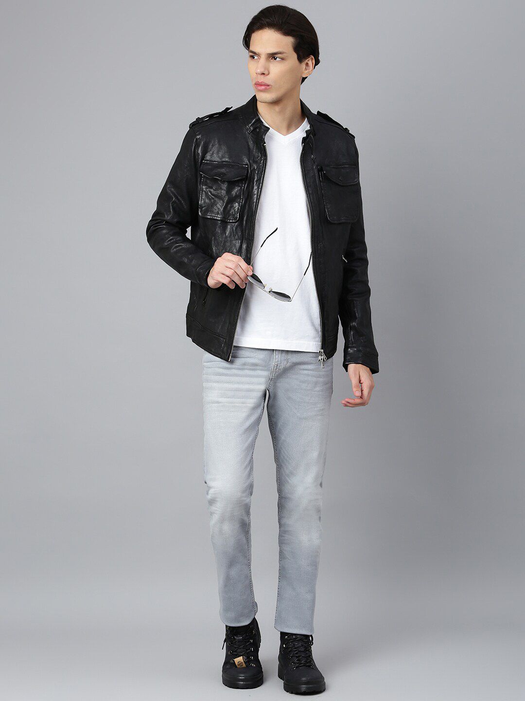 Men Biker Jacket