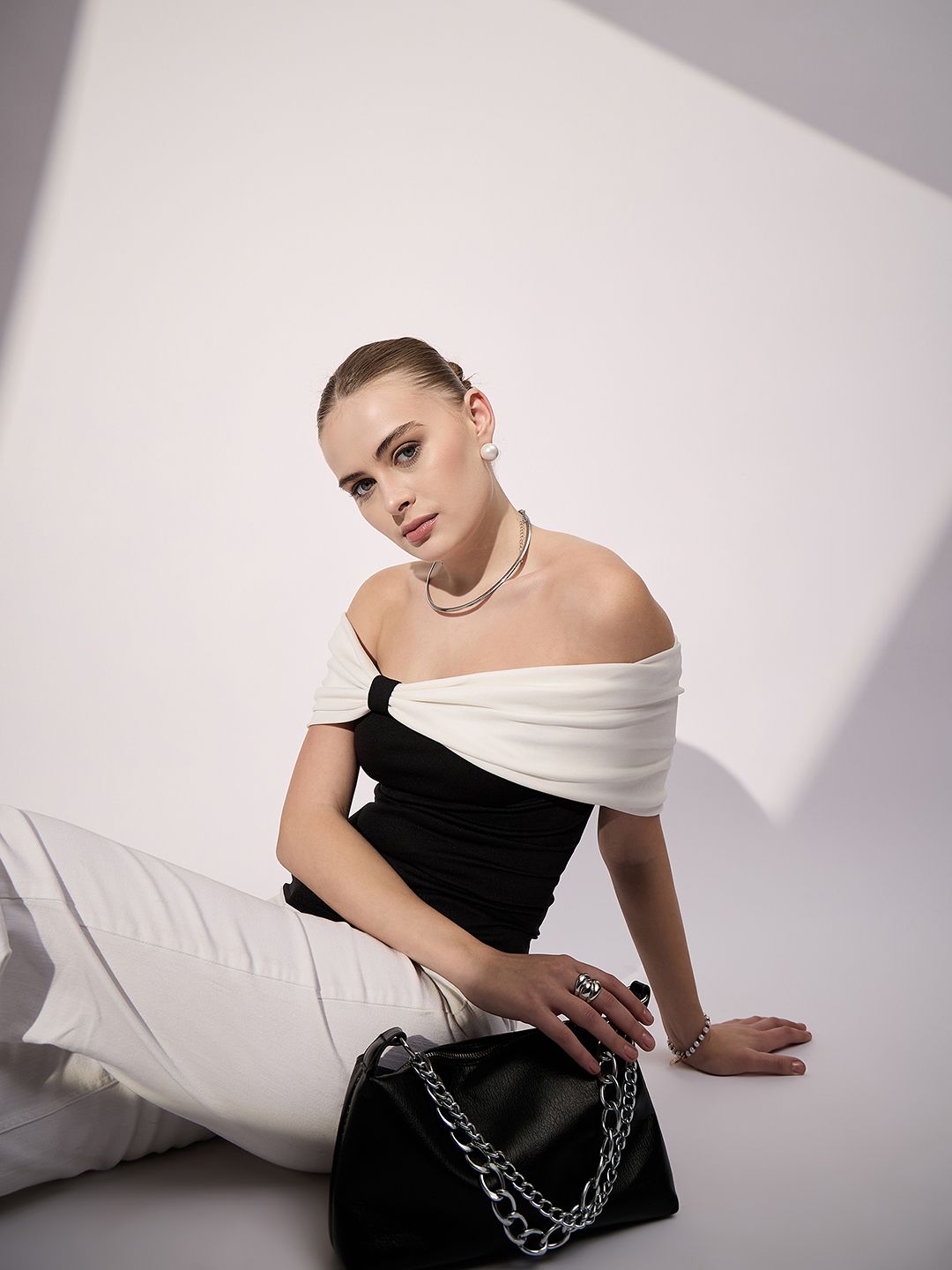 Bow Bardot Top - Image 2