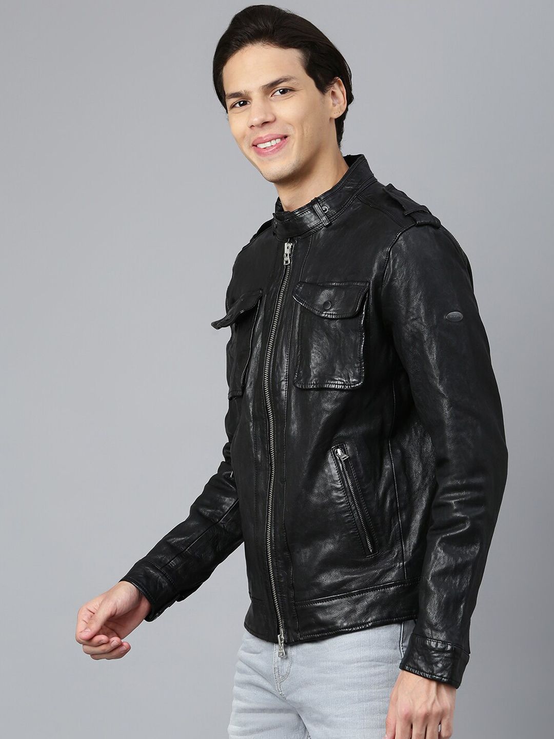 Men Biker Jacket - Image 2