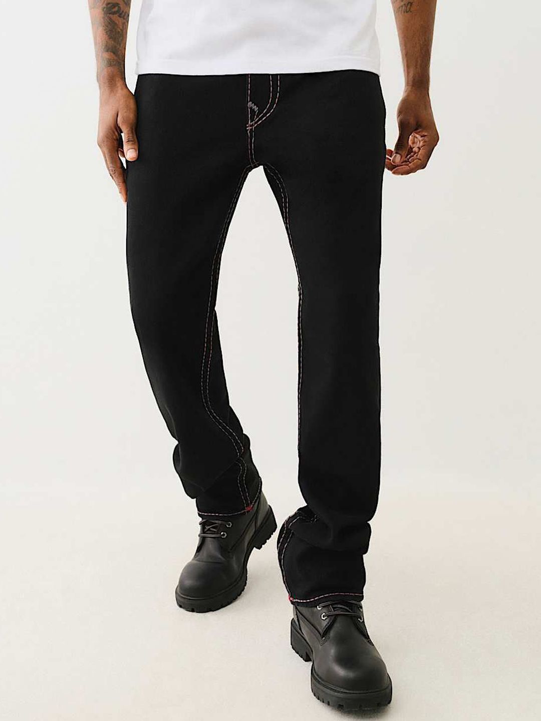 Pickstitch Ricky Straight Fit Mid Rise Solid Jeans - Image 2