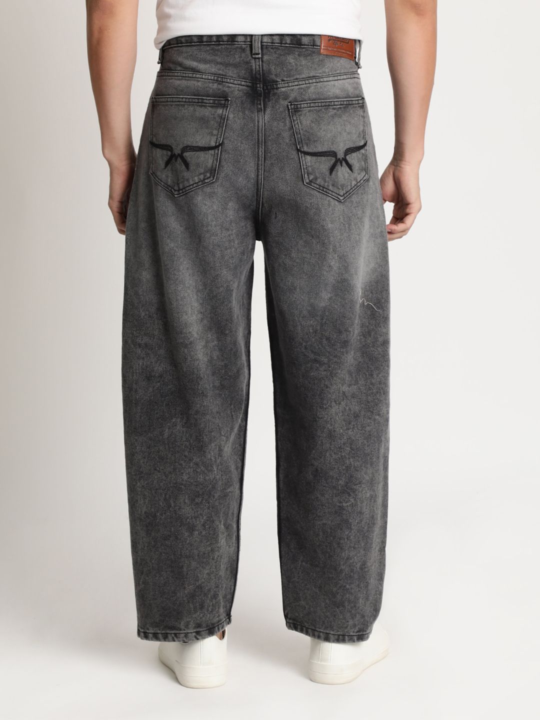 The Lifestyle Co Men Baggy Fit Heavy Fade Jeans - Image 3