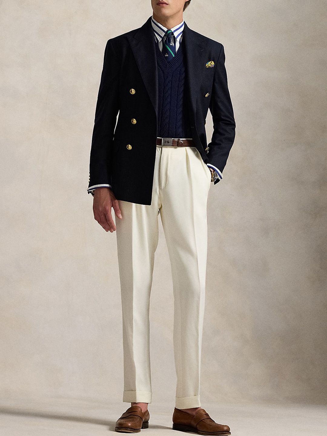 The Iconic Doeskin Woolen Slim-Fit Blazer - Image 4