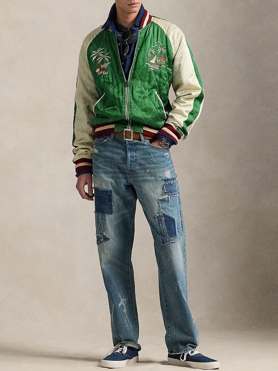 VIVEK KARUNAKARAN Men Bomber Jacket - Image 2