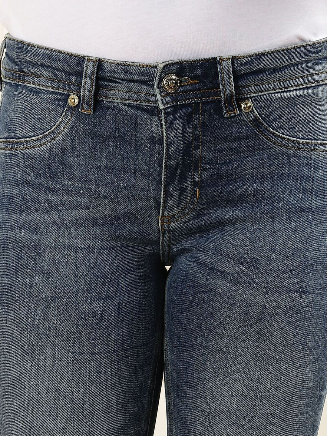 Versace Jeans Couture Women Slim Fit Heavy Fade Jeans - Image 2