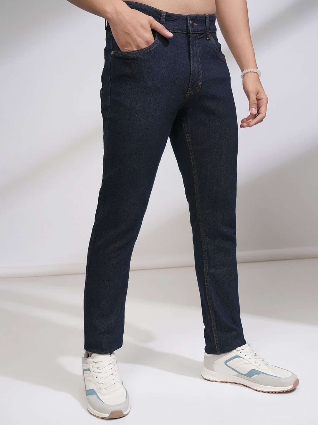 Men Slim Fit Stretchable Jeans - Image 2