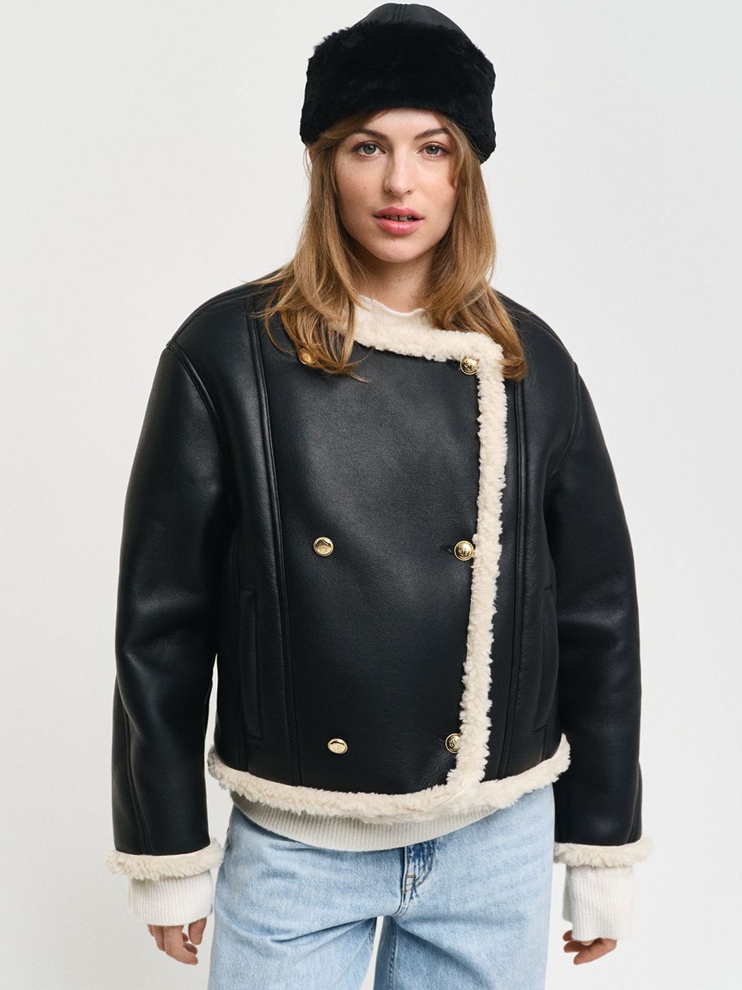 Women Crop Tailored Jacket