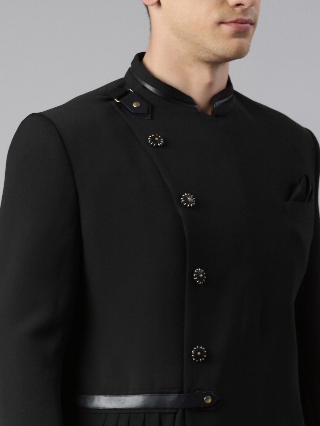Drape Indowestern Sherwani Set - Image 3