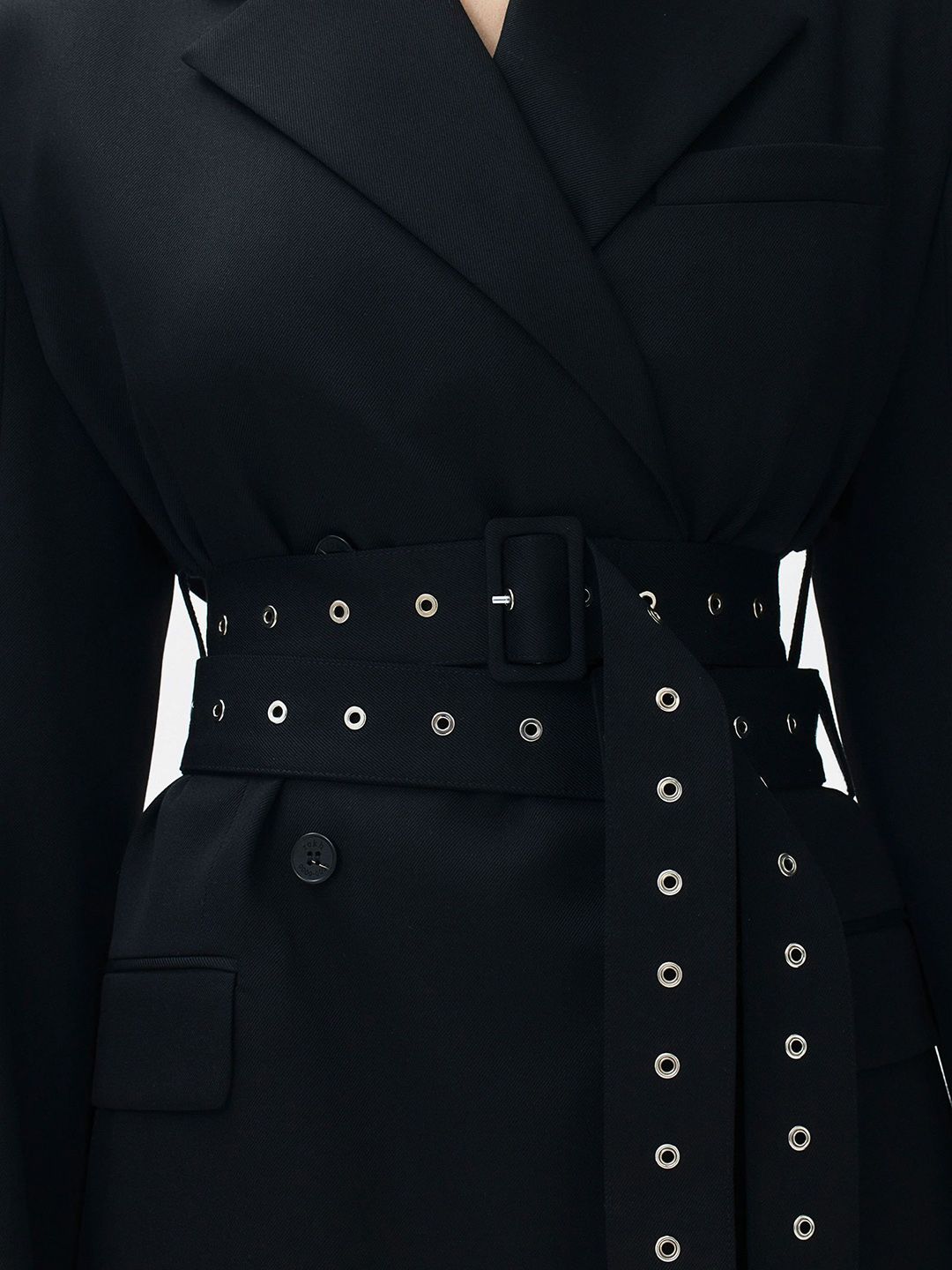 Belted Wool Blazer - Image 2