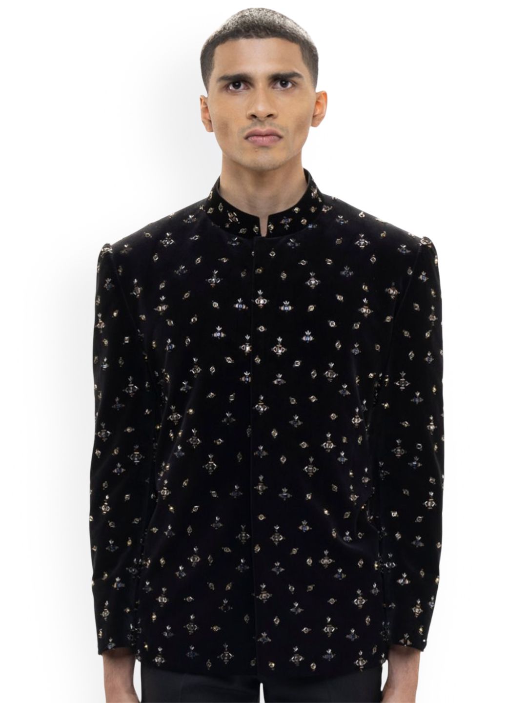 Embellished Bandhgala Suit - Image 3