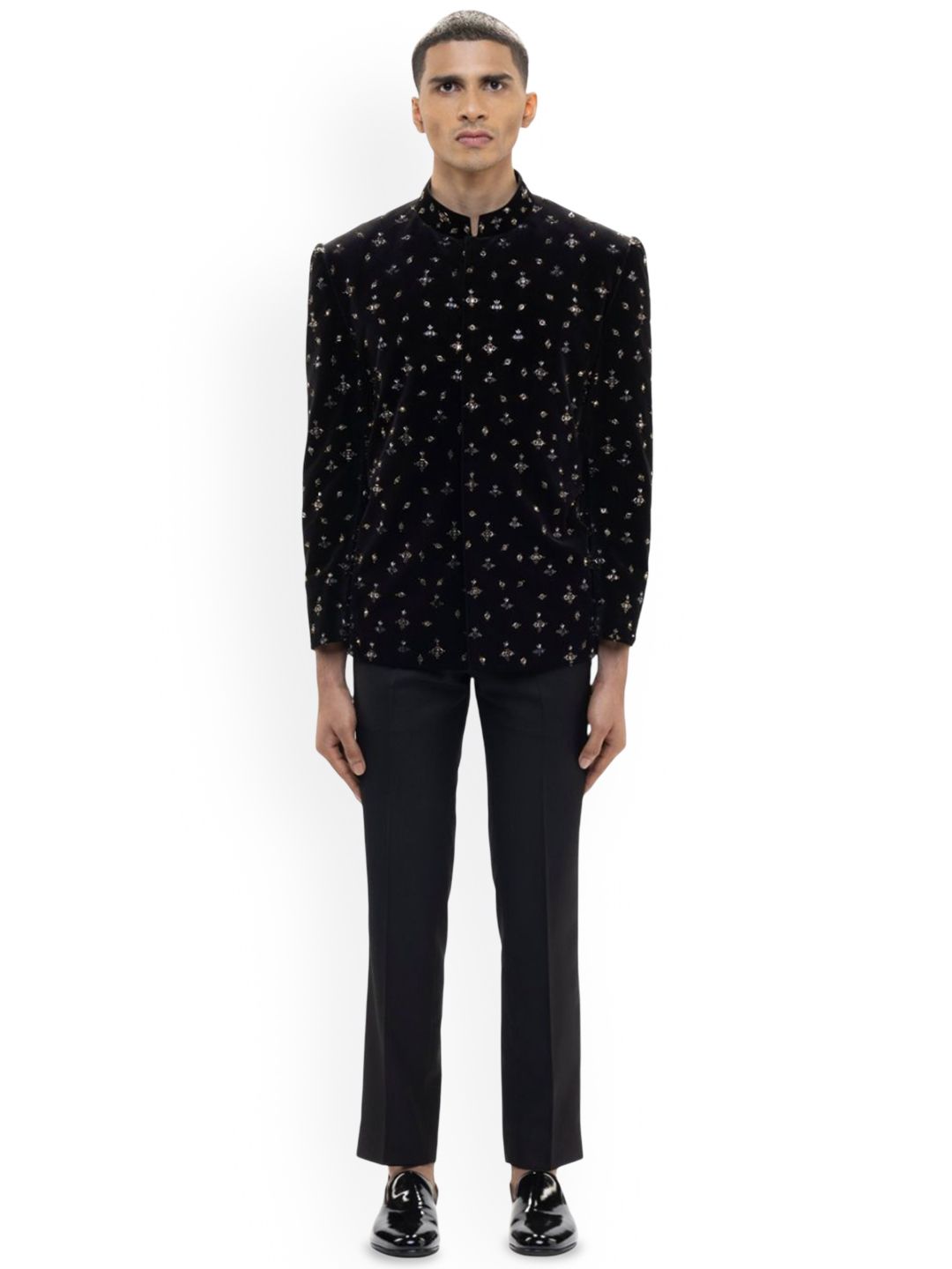 Embellished Bandhgala Suit