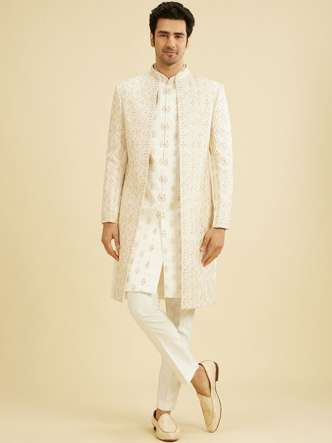 Embroidered Sherwani Set