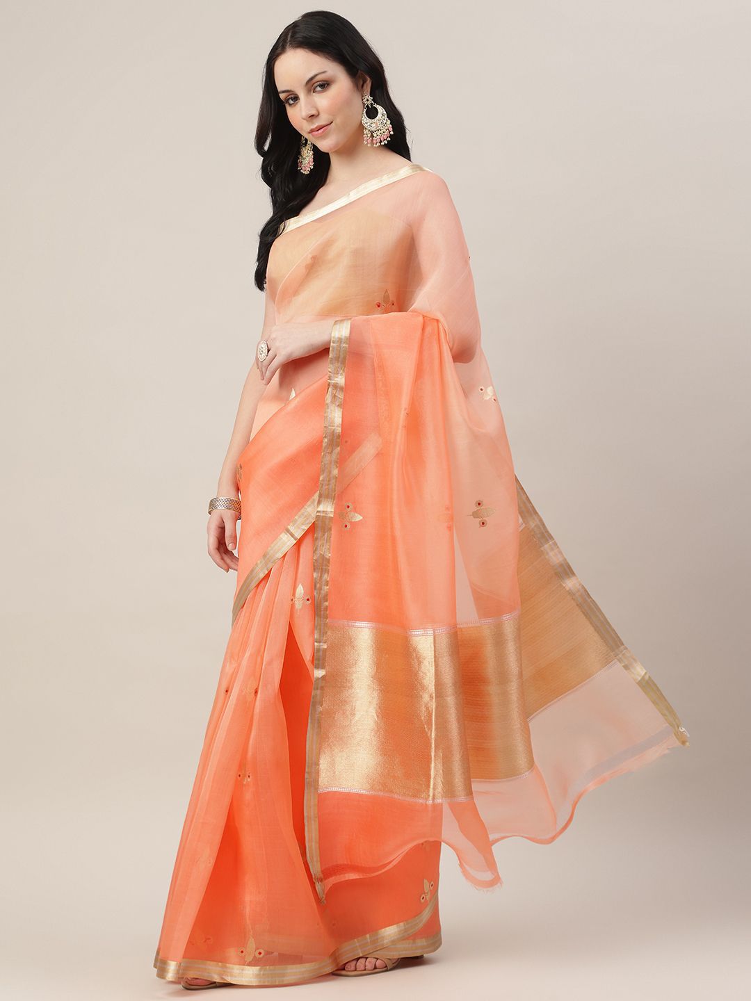 Banarasi Saree With Unstiched Blouse Piece - Image 2