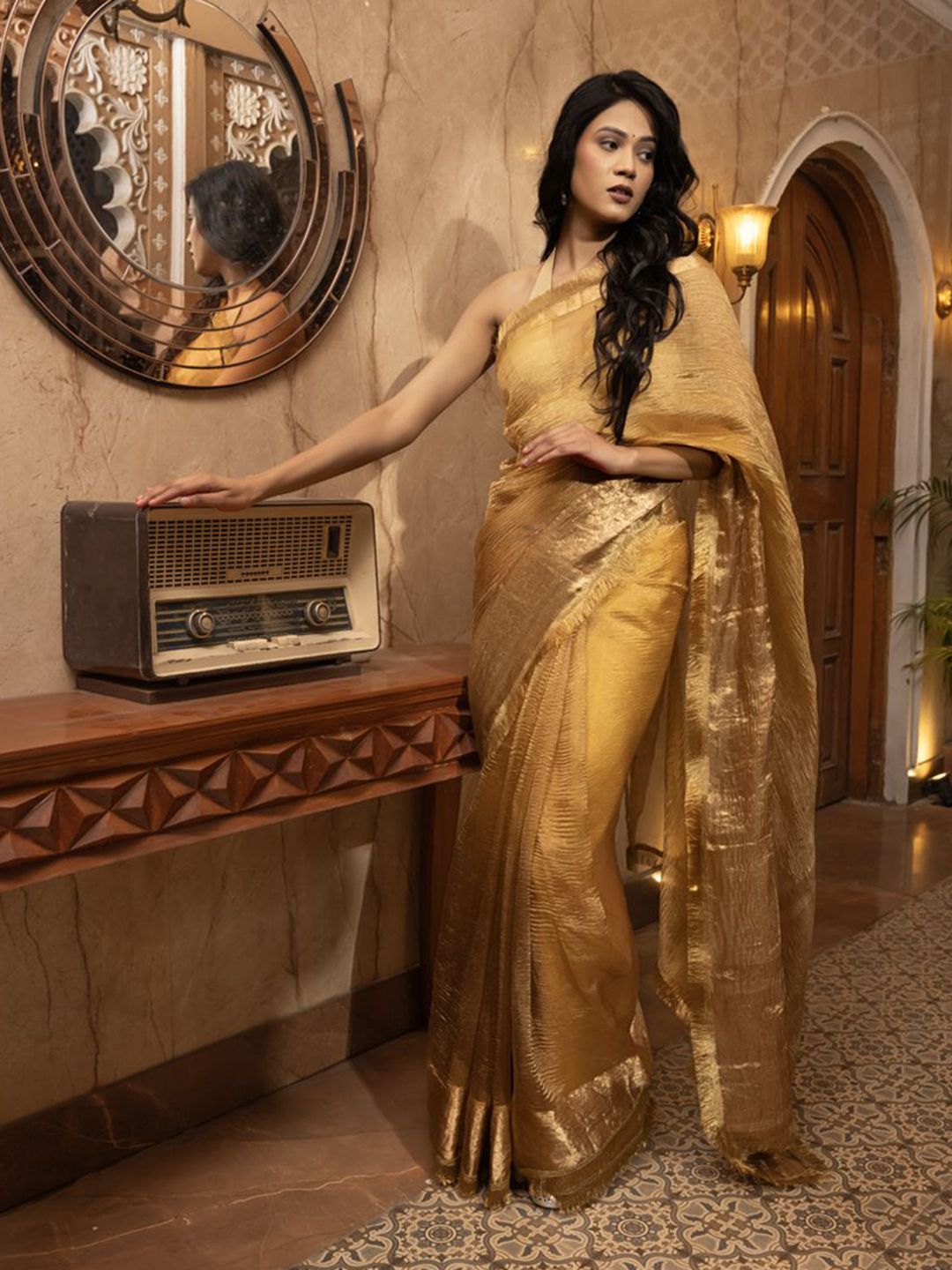 Zari Tissue Banarasi Saree