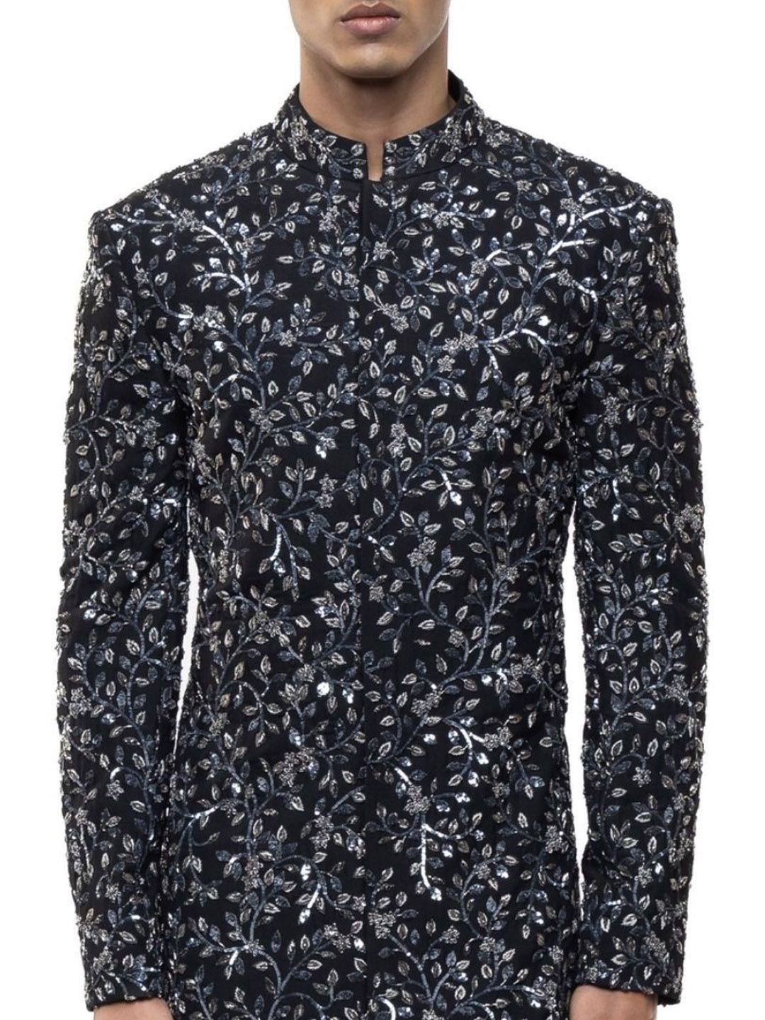 Embroidered Sherwani Set - Image 2