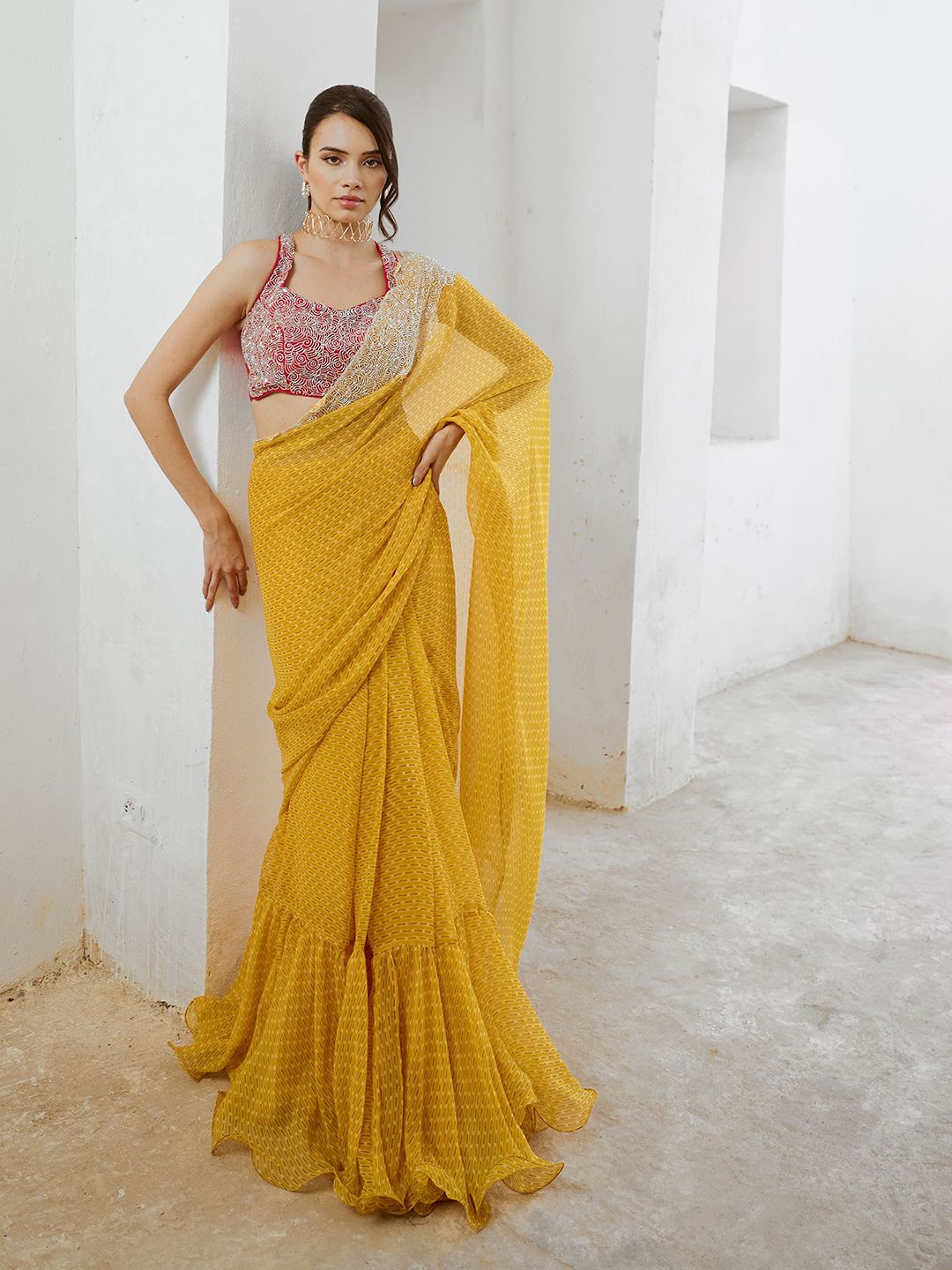 Pallavi Jaipur Silk Blend Saree