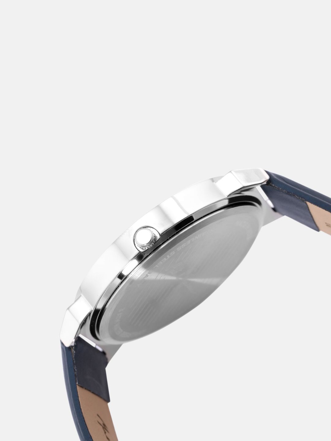 Unisex Brass Dial & Leather Straps Analogue Watch - Image 2