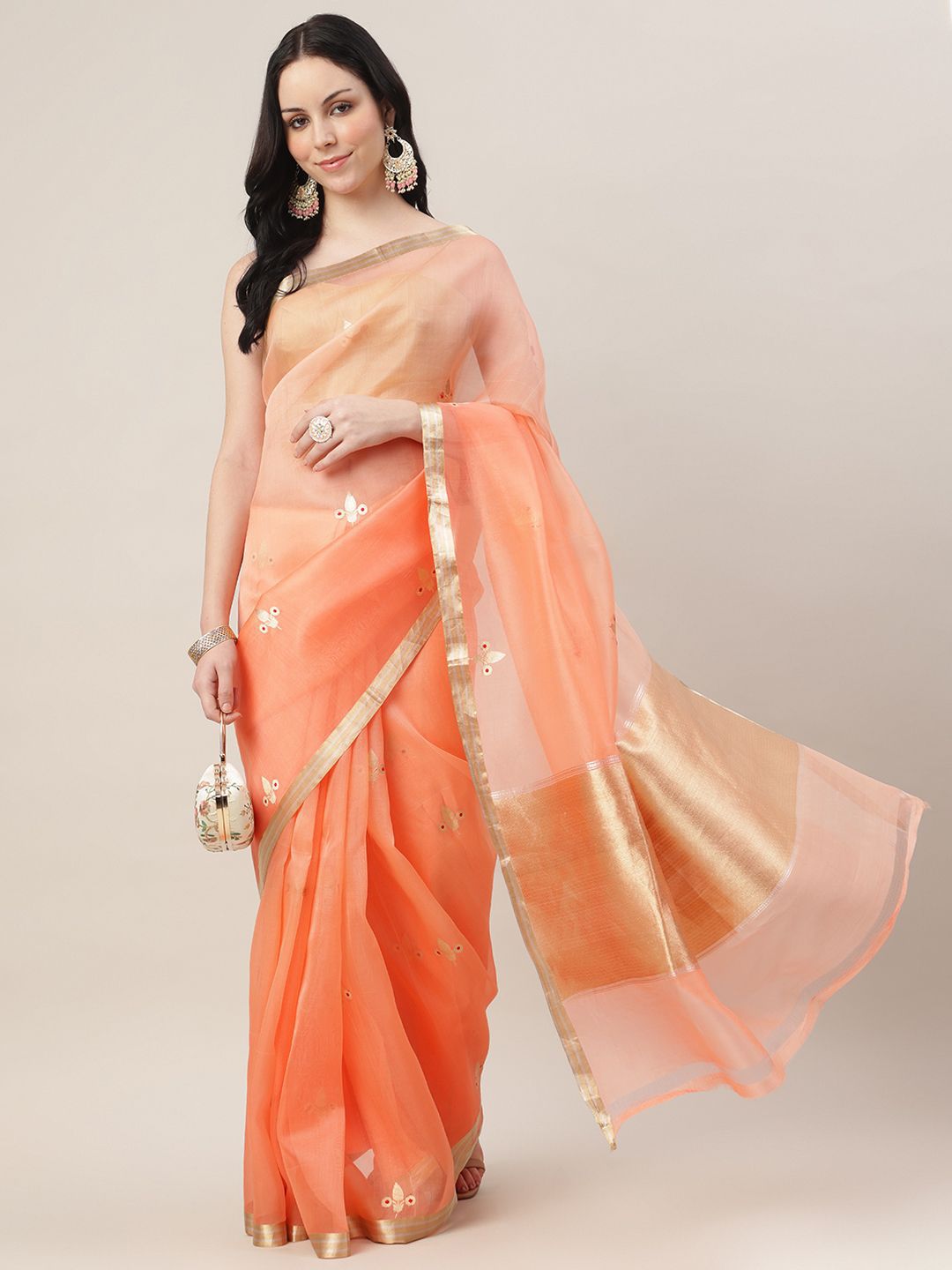 Banarasi Saree With Unstiched Blouse Piece - Image 4